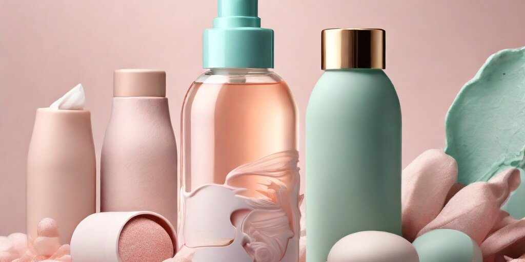 photo composition of beauty industry