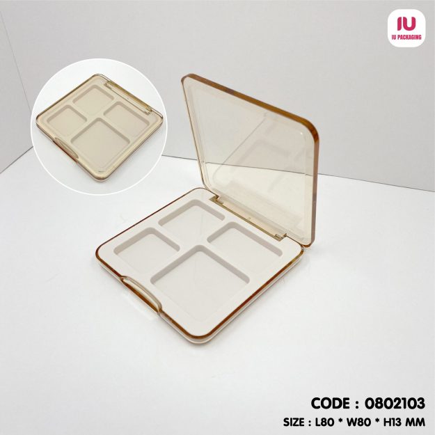 0802103-iupackaging-พาเลทสีเนื้อฝาใสสี่ช่อง