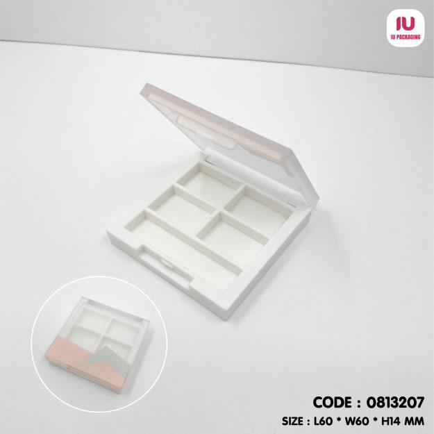 0813207-iupackaging-พาเลทสีขาวสี่ช่อง