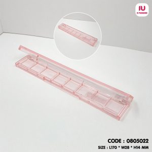 0805022-พาเลทสีแดงใสแปดช่อง-image