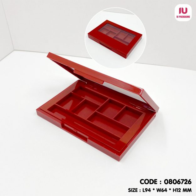 08056726-iupackaging-พาเลทสีแดงหกช่อง