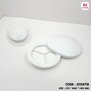 0704718-พาเลทกลมสีขาวสามช่อง-image