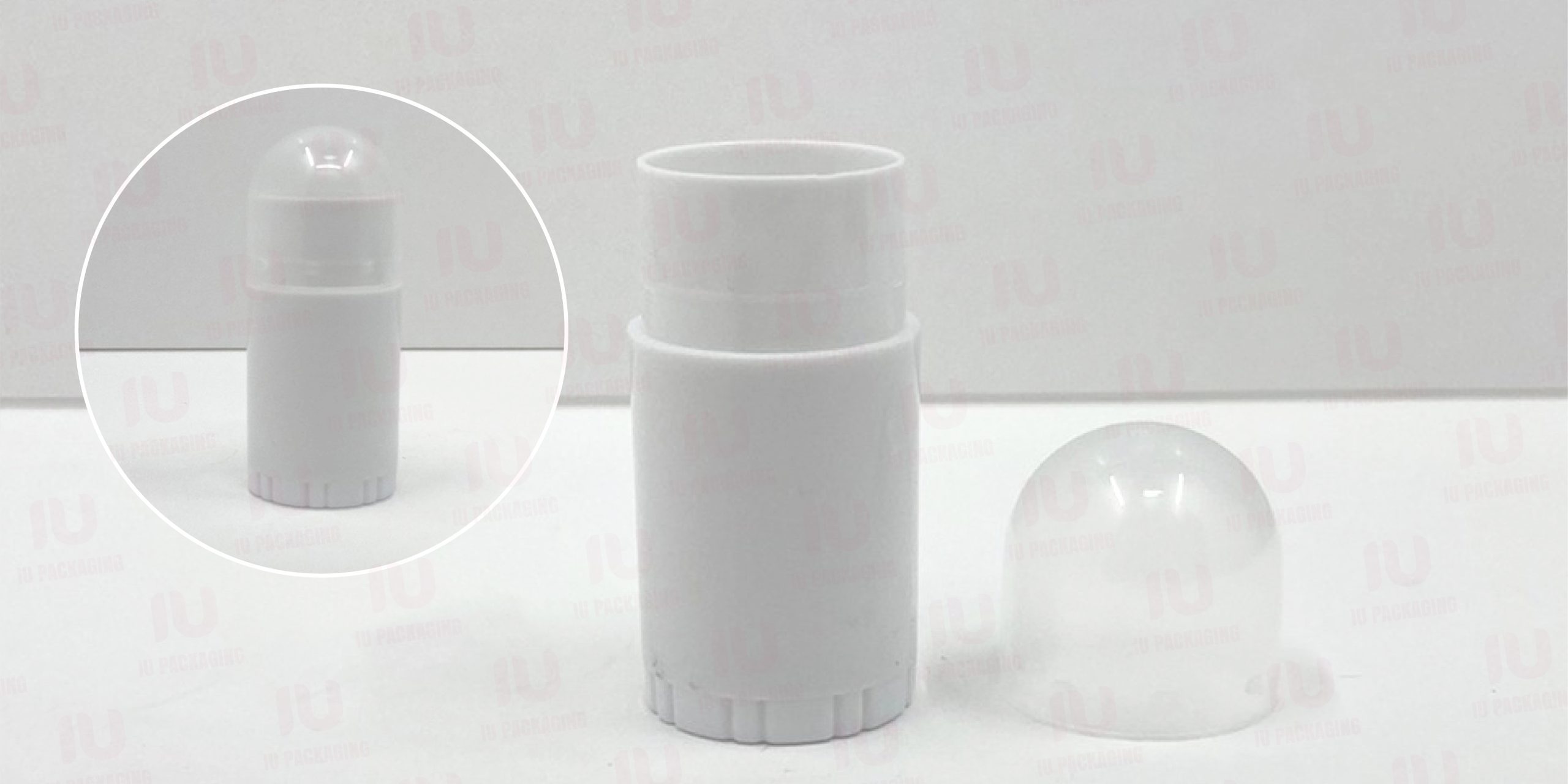 0102506-iupackaging-หลอดลิปแท่งทรงกลมอ้วนสีขาว